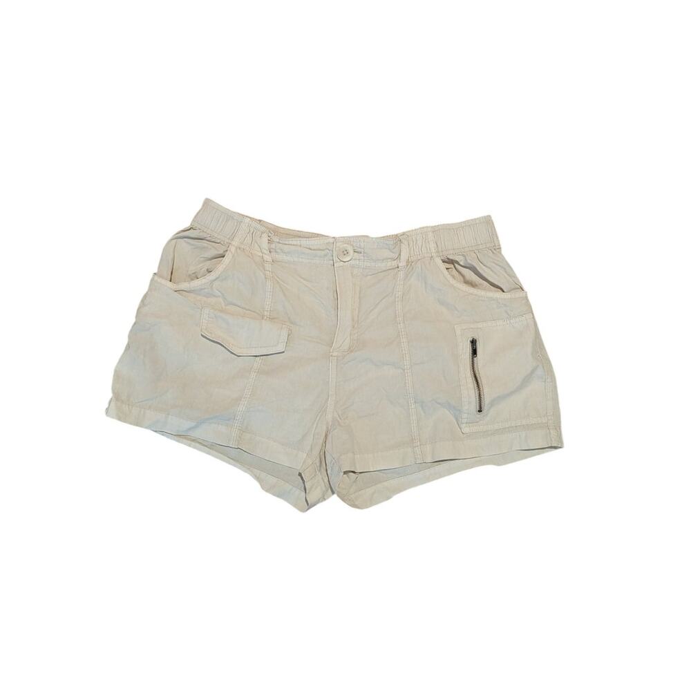 Wild Fable Y2K Cream Summer Cargo Short Shorts Size S